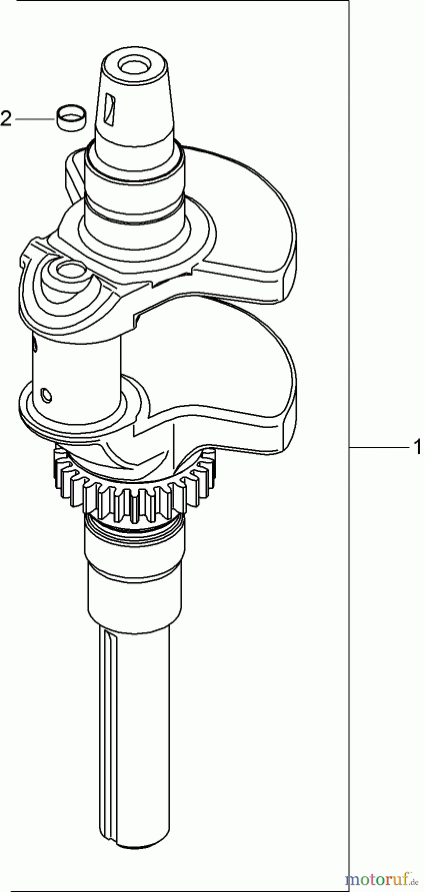 Toro Neu Mowers, Zero-Turn 74372 (Z5020) - Toro TimeCutter Z5020 Riding Mower, 2007 (270000001-270999999) CRANKSHAFT ASSEMBLY KOHLER SV720-0029