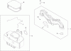 Toro 74373 (Z5030) - TimeCutter Z5030 Riding Mower, 2009 (290000001-290004012) Ersatzteile AIR INTAKE AND FILTRATION ASSEMBLY KOHLER SV720-0039