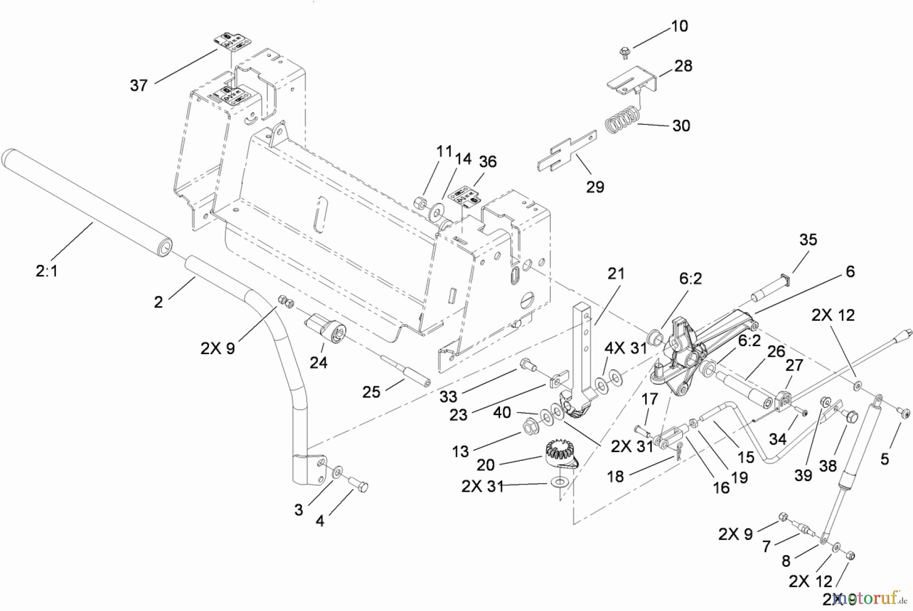 Toro Neu Mowers, Zero-Turn 74373 (Z5030) - Toro TimeCutter Z5030 Riding Mower, 2009 (290000001-290004012) CONTROL ASSEMBLY