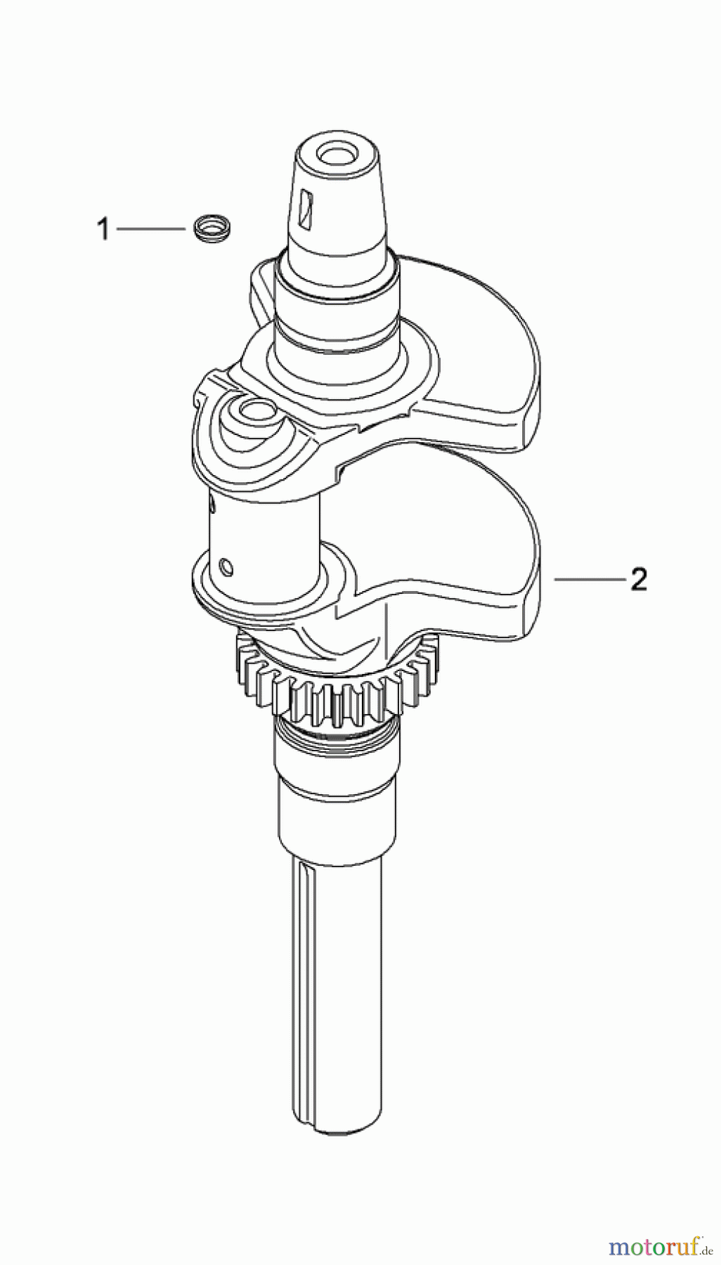 Toro Neu Mowers, Zero-Turn 74373 (Z5030) - Toro TimeCutter Z5030 Riding Mower, 2009 (290000001-290004012) CRANKSHAFT ASSEMBLY KOHLER SV720-0039