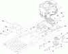 Toro 74373 (Z5030) - TimeCutter Z5030 Riding Mower, 2009 (290000001-290004012) Ersatzteile ENGINE AND CLUTCH ASSEMBLY