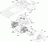 Toro 74373 (Z5030) - TimeCutter Z5030 Riding Mower, 2009 (290000001-290004012) Ersatzteile HYDRO DRIVE ASSEMBLY