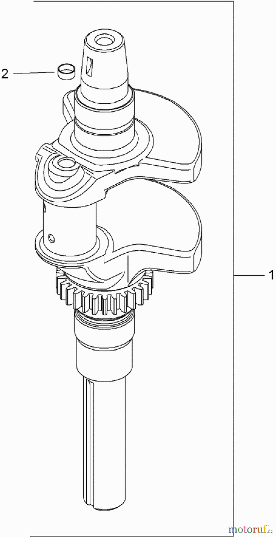 Toro Neu Mowers, Zero-Turn 74375 (Z5060) - Toro TimeCutter Z5060 Riding Mower, 2008 (280000001-280999999) CRANKSHAFT ASSEMBLY KOHLER SV730-0025