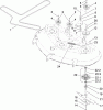 Toro 74375 (Z5060) - TimeCutter Z5060 Riding Mower, 2009 (290000001-290000199) Ersatzteile 50 INCH DECK SPINDLE AND DRIVE BELT ASSEMBLY