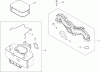 Toro 74375 (Z5060) - TimeCutter Z5060 Riding Mower, 2009 (290000001-290000199) Ersatzteile AIR INTAKE AND FILTRATION ASSEMBLY KOHLER SV730-0029