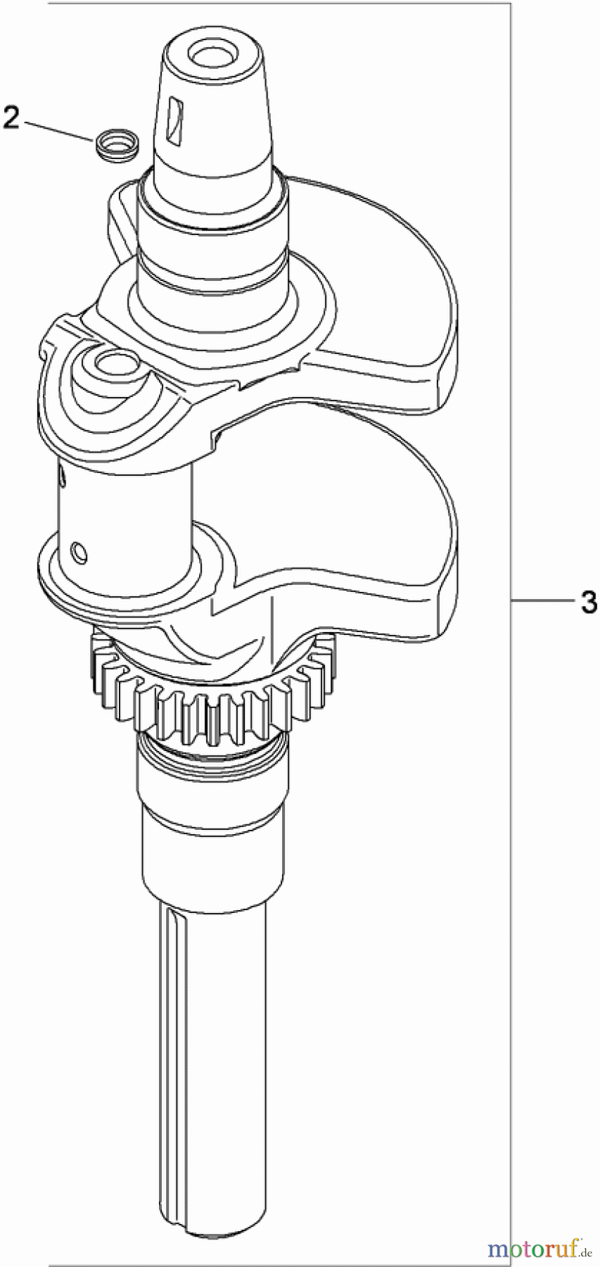 Toro Neu Mowers, Zero-Turn 74375 (Z5060) - Toro TimeCutter Z5060 Riding Mower, 2009 (290000001-290000199) CRANKSHAFT ASSEMBLY KOHLER SV730-0029