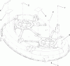 Toro 74380 (Z4200) - TimeCutter Z4200 Riding Mower, 2008 (280000001-280999999) Ersatzteile 42 INCH DECK ASSEMBLY NO. 110-6831