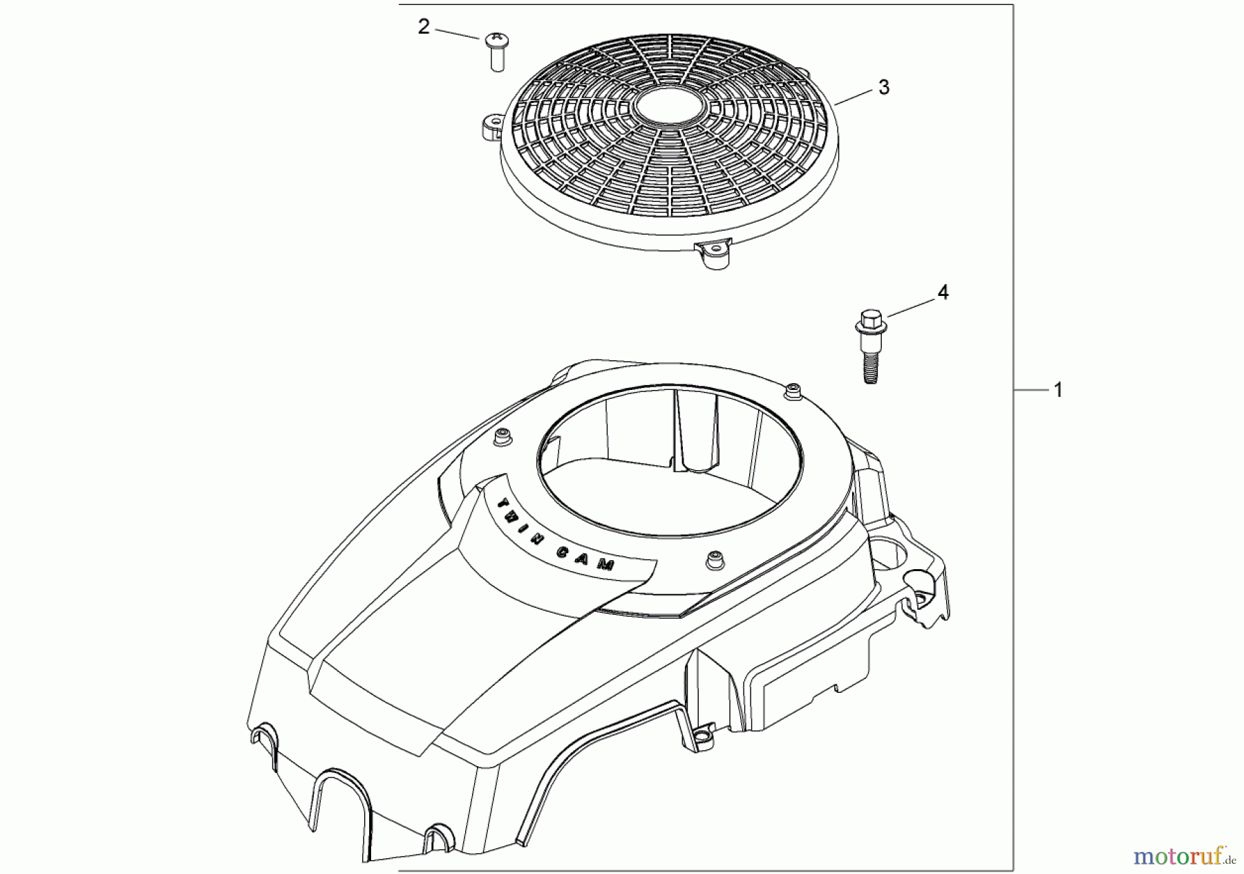 Toro Neu Mowers, Zero-Turn 74380 (Z4200) - Toro TimeCutter Z4200 Riding Mower, 2008 (280000001-280999999) BLOWER HOUSING AND BAFFLE ASSEMBLY KOHLER SV590-0023