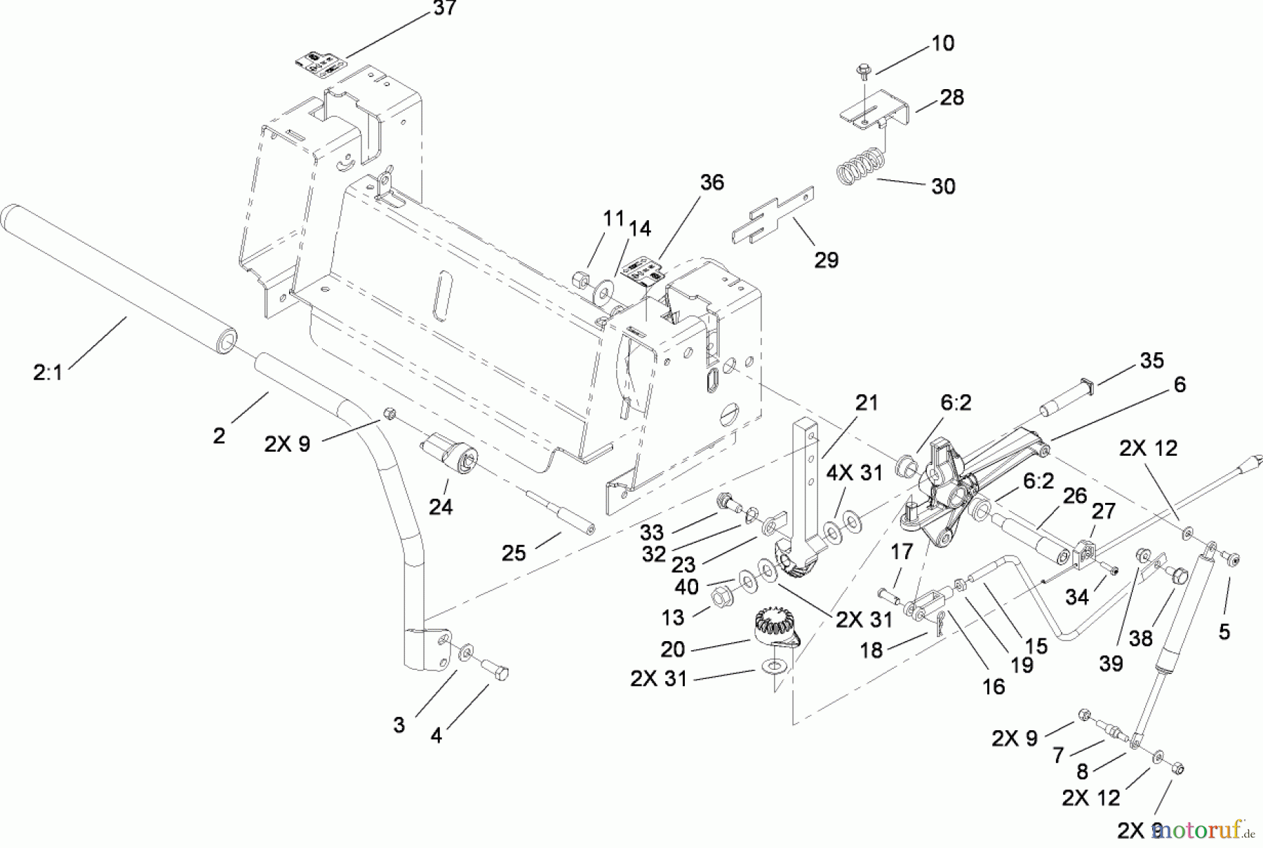 Toro Neu Mowers, Zero-Turn 74380 (Z4200) - Toro TimeCutter Z4200 Riding Mower, 2008 (280000001-280999999) CONTROL ASSEMBLY