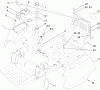 Toro 74380 (Z4200) - TimeCutter Z4200 Riding Mower, 2009 (290000001-290000325) Ersatzteile STYLING AND FUEL SYSTEM ASSEMBLY
