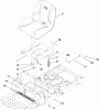 Toro 74380 (Z4200) - TimeCutter Z4200 Riding Mower, 2009 (290000326-290999999) Ersatzteile SEAT ASSEMBLY