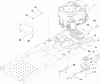 Toro 74381 (Z4202) - TimeCutter Z4202 Riding Mower, 2008 (280000001-280999999) Ersatzteile ENGINE AND CLUTCH ASSEMBLY