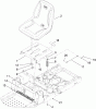 Toro 74381 (Z4202) - TimeCutter Z4202 Riding Mower, 2009 (290000001-290000210) Ersatzteile SEAT ASSEMBLY