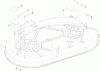 Toro 74381 (Z4202) - TimeCutter Z4202 Riding Mower, 2010 (310000001-310999999) Ersatzteile 42 INCH DECK AND DECAL ASSEMBLY NO. 117-1290