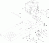 Toro 74381 (Z4202) - TimeCutter Z4202 Riding Mower, 2010 (310000001-310999999) Ersatzteile ENGINE AND CLUTCH ASSEMBLY