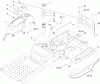 Toro 74381 (Z4202) - TimeCutter Z4202 Riding Mower, 2010 (310000001-310999999) Ersatzteile FUEL DELIVERY AND BODY STYLING ASSEMBLY