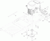 Toro 74387 (ZS 5000) - TimeCutter ZS 5000 Riding Mower, 2011 (311000001-311999999) Ersatzteile ENGINE, MUFFLER AND CLUTCH ASSEMBLY
