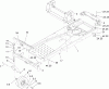 Toro 74391 (Z5000) - TimeCutter Z5000 Riding Mower, 2007 (270000001-270999999) Ersatzteile FRAME ASSEMBLY