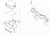 Toro 74399 (Z5020) - TimeCutter Z5020 Riding Mower, 2007 (270000001-270999999) Ersatzteile AIR INTAKE AND FILTRATION ASSEMBLY KOHLER SV720-0030