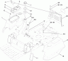 Toro 74399 (Z5020) - TimeCutter Z5020 Riding Mower, 2009 (290000001-290000439) Ersatzteile STYLING AND FUEL SYSTEM ASSEMBLY