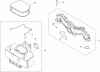 Toro 74399 (Z5020) - TimeCutter Z5020 Riding Mower, 2009 (290000440-290999999) Ersatzteile AIR INTAKE AND FILTRATION ASSEMBLY KOHLER SV720-0040