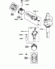 Toro 74401 (17-44ZX) - 17-44ZX TimeCutter ZX Riding Mower, 2004 (240000001-240999999) Ersatzteile PISTON AND CRANKSHAFT ASSEMBLY KAWASAKI FH500V-BS36
