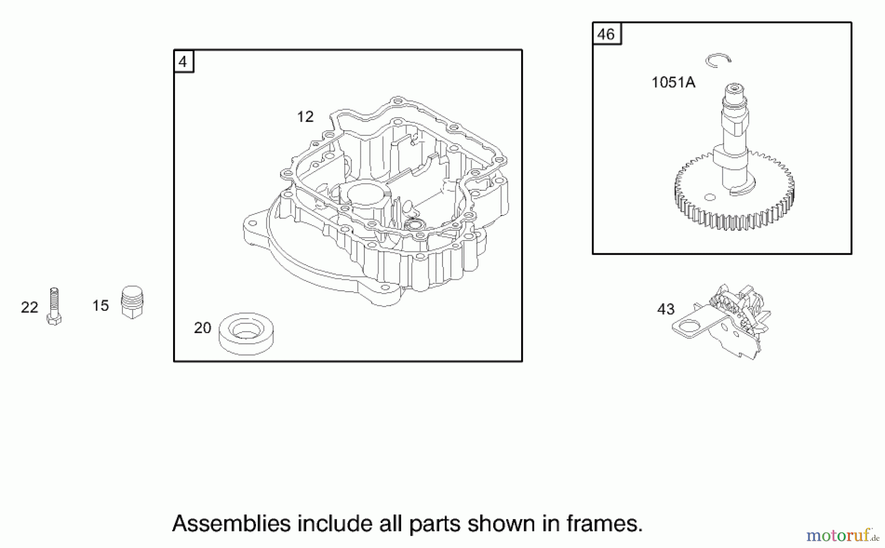 Toro Neu Mowers, Zero-Turn 74402 (14-38Z) - Toro 14-38Z TimeCutter Z Riding Mower, 2003 (230000001-230999999) CRANKCASE ASSEMBLY BRIGGS AND STRATTON 280H07-0166-E1