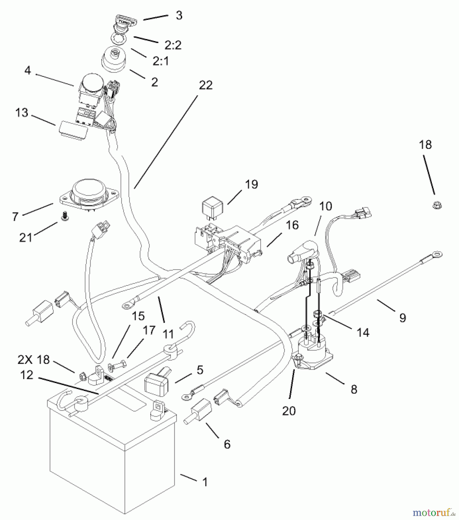 Toro Neu Mowers, Zero-Turn 74402 (14-38Z) - Toro 14-38Z TimeCutter Z Riding Mower, 2003 (230000001-230999999) ELECTRICAL ASSEMBLY