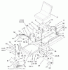 Toro 74402 (14-38Z) - 14-38Z TimeCutter Z Riding Mower, 2003 (230000001-230999999) Ersatzteile FRAME ASSEMBLY