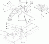 Toro 74402 (Z380) - TimeCutter Z380 Riding Mower, 2005 (250000001-250999999) Ersatzteile STYLING ASSEMBLY