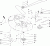 Toro 74402 (Z380) - TimeCutter Z380 Riding Mower, 2006 (260000001-260999999) Ersatzteile SPINDLE AND BELT DRIVE ASSEMBLY
