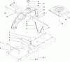 Toro 74402 (Z380) - TimeCutter Z380 Riding Mower, 2006 (260000001-260999999) Ersatzteile STYLING ASSEMBLY