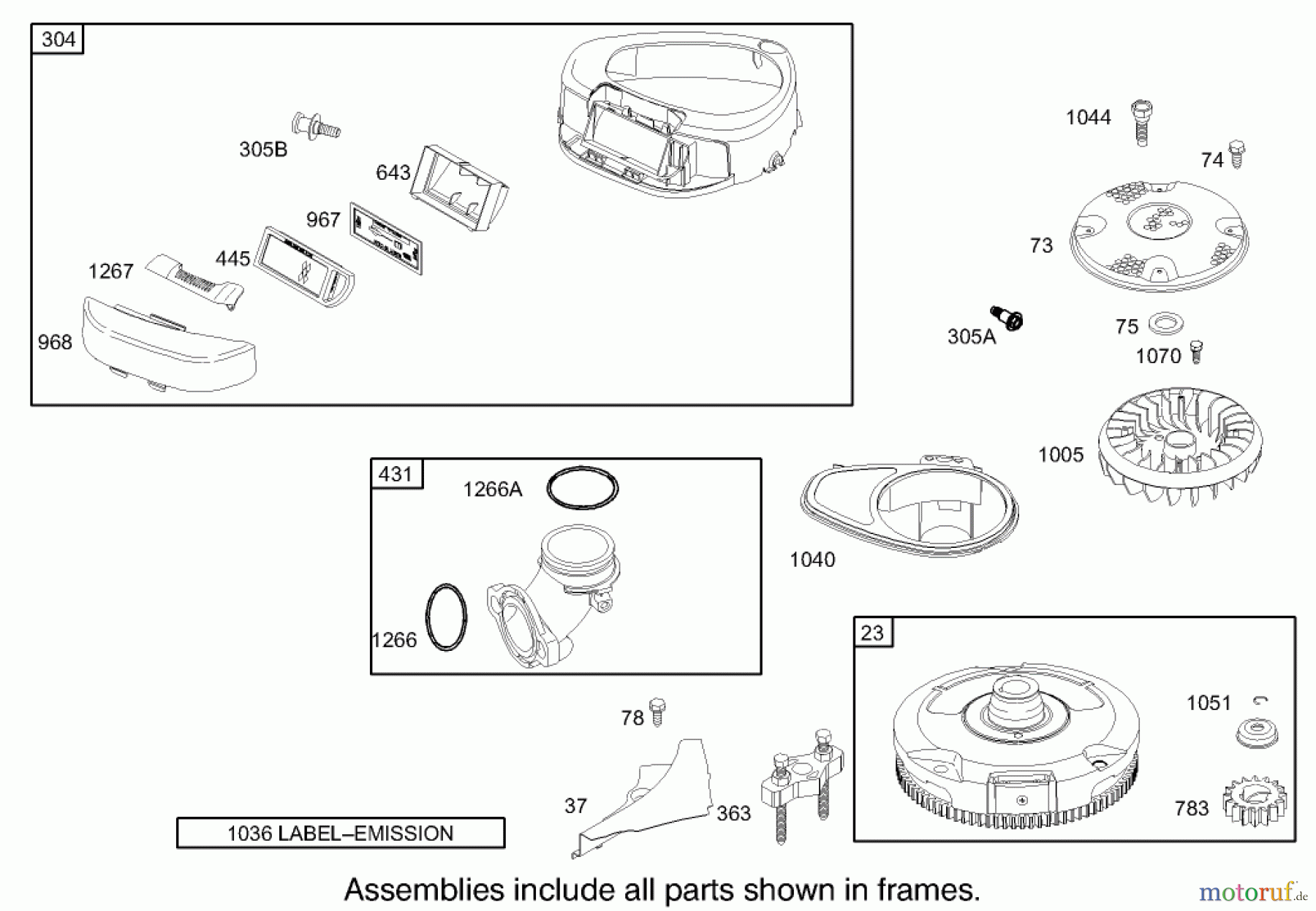 Toro Neu Mowers, Zero-Turn 74403 (16-42Z) - Toro 16-42Z TimeCutter Z Riding Mower, 2003 (230000001-230999999) BLOWER HOUSING ASSEMBLY BRIGGS AND STRATTON 286H77-0165-E1
