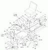 Toro 74403 (16-42Z) - 16-42Z TimeCutter Z Riding Mower, 2003 (230000001-230999999) Ersatzteile FRAME ASSEMBLY