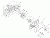 Toro 74403 (16-42Z) - 16-42Z TimeCutter Z Riding Mower, 2003 (230000001-230999999) Ersatzteile HOUSING ASSEMBLY LH HYDROSTAT NO. 105-3492