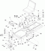Toro 74403 (16-42Z) - 16-42Z TimeCutter Z Riding Mower, 2004 (240000001-240999999) Ersatzteile FRAME ASSEMBLY