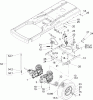 Toro 74403 (16-42Z) - 16-42Z TimeCutter Z Riding Mower, 2004 (240000001-240999999) Ersatzteile HYDRO AND BELT DRIVE ASSEMBLY