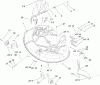 Toro 74403 (Z420) - TimeCutter Z420 Riding Mower, 2006 (260000001-260999999) Ersatzteile 42IN DECK ASSEMBLY