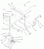 Toro 74405 (18-52ZX) - 18-52ZX TimeCutter ZX Riding Mower, 2003 (230000001-230999999) Ersatzteile FRONT FRAME ASSEMBLY