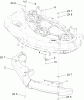 Toro 74406 (ZX440) - TimeCutter ZX440 Riding Mower, 2006 (260000001-260000240) Ersatzteile 44IN DECK BAFFLE ASSEMBLY