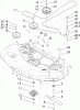 Toro 74406 (ZX440) - TimeCutter ZX440 Riding Mower, 2006 (260000241-260999999) Ersatzteile 44IN DECK BELT DRIVE ASSEMBLY