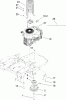 Toro 74406 (ZX440) - TimeCutter ZX440 Riding Mower, 2006 (260000241-260999999) Ersatzteile ENGINE AND CLUTCH ASSEMBLY