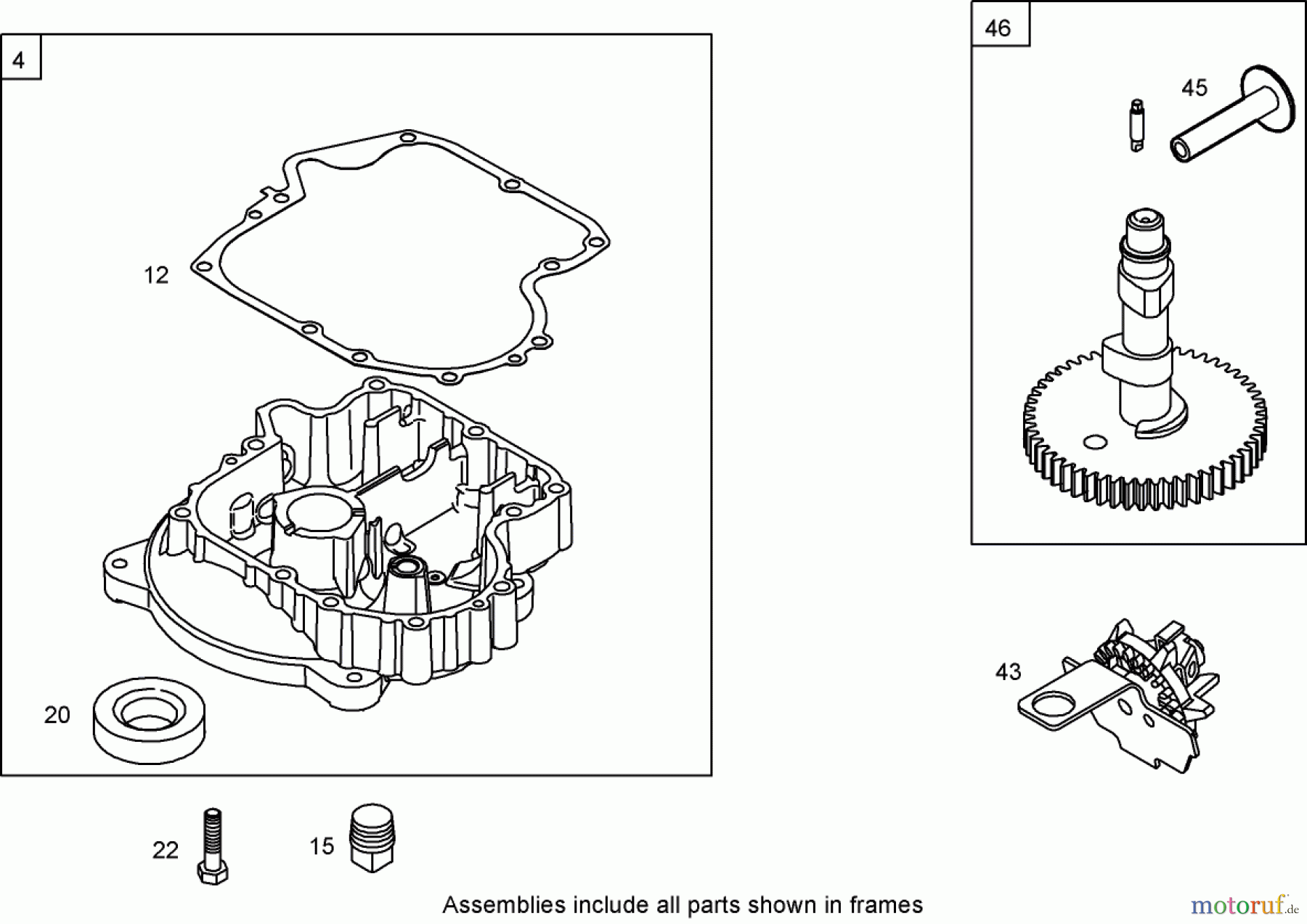 Toro Neu Mowers, Zero-Turn 74419 (Z380) - Toro TimeCutter Z380 Riding Mower, 2007 (270000001-270999999) CRANKCASE ASSEMBLY BRIGGS AND STRATTON 31A707-0116-E1