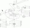 Toro 74420 (Z420) - TimeCutter Z420 Riding Mower, 2007 (270000001-270999999) Ersatzteile SPINDLE AND BELT DRIVE ASSEMBLY