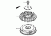 Toro 74425 (Z530) - TimeCutter Z530 Riding Mower, 2006 (260000001-260999999) Ersatzteile FLYWHEEL ASSEMBLY HONDA GXV530 EXA2LB