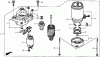 Toro 74425 (Z530) - TimeCutter Z530 Riding Mower, 2006 (260000001-260999999) Ersatzteile STARTER MOTOR ASSEMBLY HONDA GXV530 EXA2LB