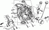 Toro 74425 (Z530) - TimeCutter Z530 Riding Mower, 2007 (270000001-270999999) Ersatzteile CRANKCASE ASSEMBLY HONDA GXV530 EXA2LB