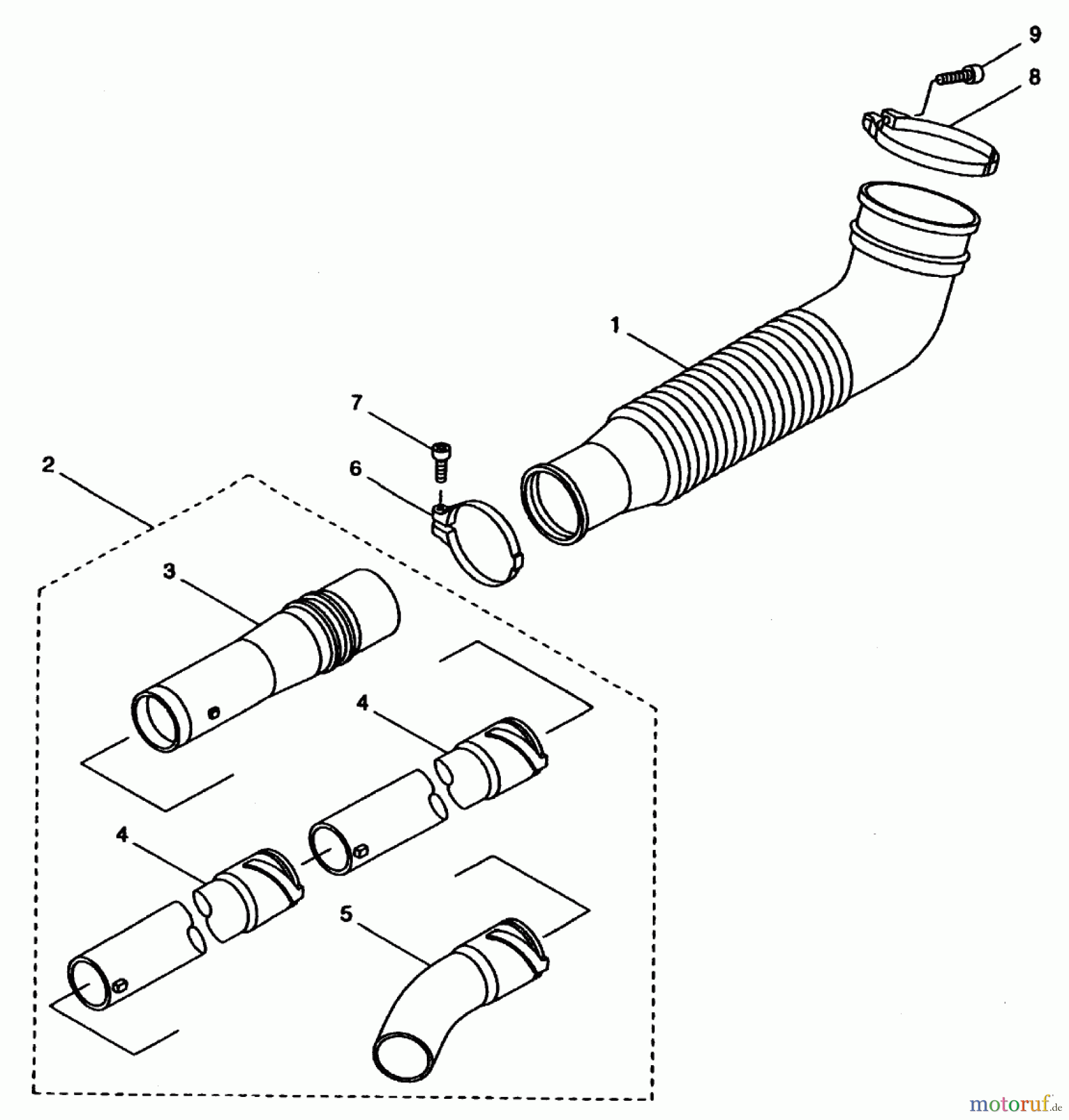  Toro Neu Blowers/Vacuums/Chippers/Shredders 53047 (BP 6900) - Toro BP 6900 Back Pack Blower, 2000 (200000001-200999999) ACCESSORIES ASSEMBLY