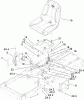 Toro 74433 (ZD420) - TimeCutter ZD420 Riding Mower, 2008 (280000001-280999999) Ersatzteile SEAT ASSEMBLY