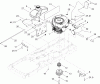 Toro 74433 (ZD420) - TimeCutter ZD420 Riding Mower, 2011 (311000001-311999999) Ersatzteile ENGINE, MUFFLER AND CLUTCH ASSEMBLY
